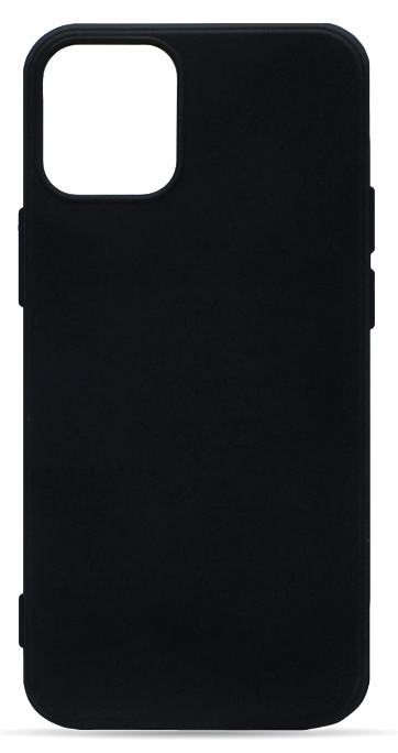 Чехол Soft-Touch для iPhone 12 Mini черный в Тюмени